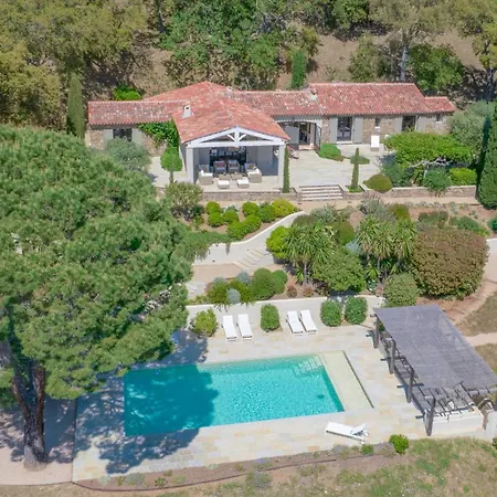 Fcd04 - Luxury On Private Domain With Pool And Tennis Near St Tropez Villa Grimaud